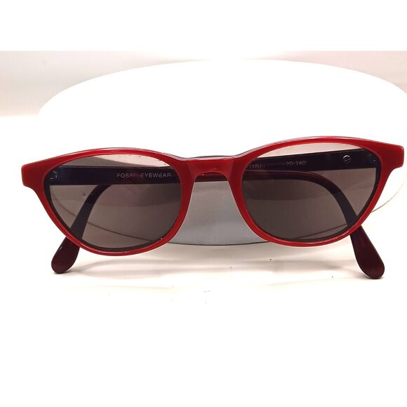 Fossil Eyewear PS2031RED 48-20-140 Designer Red Black Eyeglass Frames - Picture 14 of 15